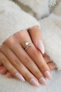The Collection Set of 2 Modern Vip Silver Rings with Bow and Solitaire Detail - Image 4