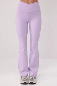 TRENDYOLMİLLA Lilac Scuba Leggings Sports Leggings - Image 3