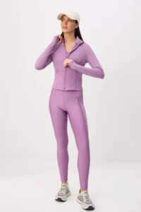TRENDYOLMİLLA Lilac Scuba Leggings Sports Leggings - Image 2
