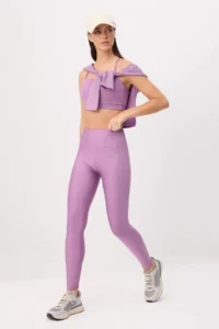 TRENDYOLMİLLA Lilac Scuba Leggings Sports Leggings - Image 3
