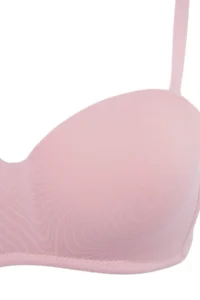 TRENDYOLMİLLA Mink-Multicolored 3 Sets Micro Lace Sabit Container Strapless Bra - Image 3
