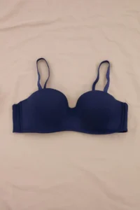 TRENDYOLMİLLA Navy Blue-Multicolored 3 Sets Micro/Camisole Sabit Container Strapless Bra - Image 3
