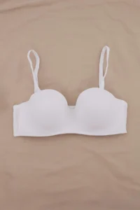 TRENDYOLMİLLA Navy Blue-Multicolored 3 Sets Micro/Camisole Sabit Container Strapless Bra - Image 4