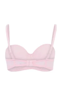 TRENDYOLMİLLA Pink-Multicolored 3 Sets Micro Lace Sabit Container Strapless Bra - Image 4