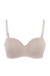 TRENDYOLMİLLA Pink-Multicolored 3 Sets Micro Lace Sabit Container Strapless Bra - Image 5