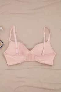 TRENDYOLMİLLA Pink Micro Striped Sabit Covered T-Shirt Bra Knitting Bra - Image 6