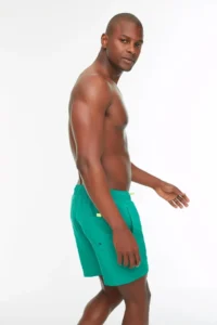 MAN Green Basic Standard Size Swimsuit Swim Shorts - Image 5