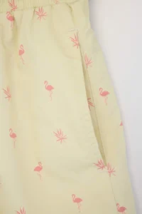 MAN Yellow Tropik Printed Standard Size Swimsuit Swim Shorts - Image 8