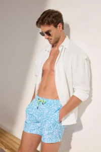 MAN Mavi Regular Standard Swimsuit Swim Shorts