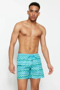 MAN Multicolored Standard Size Swimsuit Swim Shorts - Image 3
