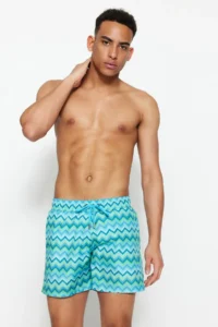 MAN Multicolored Standard Size Swimsuit Swim Shorts - Image 4