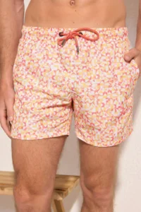 MAN Orange Regular Men Swimsuit Swim Shorts - Image 3