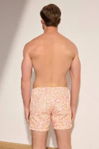 MAN Orange Regular Men Swimsuit Swim Shorts - Image 4