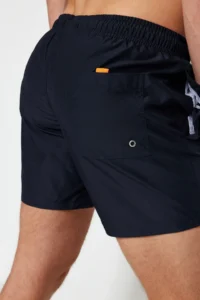 MAN Navy Blue Standard Size Etiket Detailed Swimsuit Swim Shorts - Image 5