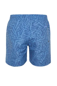 MAN Mavi Standard Size Geometric Printed Swimsuit Swim Shorts - Image 8