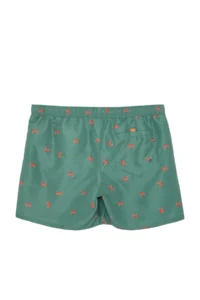 MAN Khaki Standard Size Crab Printed Plus Size Swimsuit Swim Shorts - Image 8