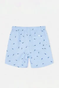 MAN Mavi Striped Minik Fish Patterned Normal Size Regular Fit Men Swim Shorts - Image 3