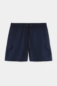 MAN Navy Blue Men Plus Size Swim Shorts