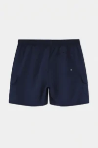MAN Navy Blue Men Plus Size Swim Shorts - Image 3