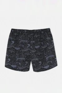MAN Black Men Plus Size Swim Shorts - Image 3