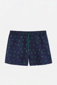 MAN Navy Blue Men Plus Size Swim Shorts