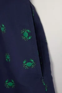MAN Navy Blue Men Plus Size Swim Shorts - Image 2