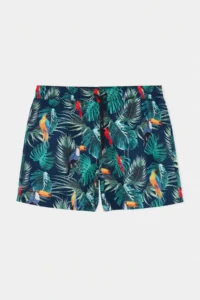 MAN Multicolored Men Plus Size Swim Shorts