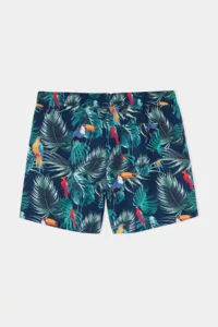 MAN Multicolored Men Plus Size Swim Shorts - Image 3