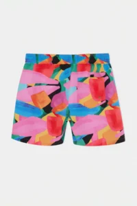 MAN Multicolored Men Plus Size Swim Shorts - Image 3