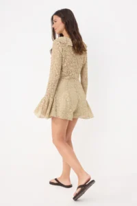 TRENDYOLMİLLA Siedres x TRENDYOLMiLLA Mink Lace Weaving Jumpsuit - Image 5