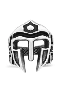 The Collection Helmet Silver Plated Adjustable Ring - Image 6
