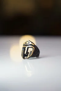 The Collection Helmet Double Color Adjustable Ring - Image 3