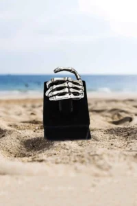 The Collection Skeleton Hand Model Adjustable Ring
