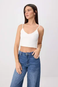 TRENDYOLMİLLA Mink-Ecru 2 Sets Fitted V-neck Thin Sleeveless Knitting Tank Top - Image 5