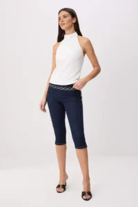 TRENDYOLMİLLA WHITE Barbell Collar DENIM Blouse - Image 2