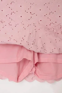 TRENDYOLMİLLA Dusty ROSE Inside OF shorts Mini embroidery Skirt - Image 5