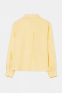 TRENDYOLMİLLA Light Yellow 100% Linen Shirt - Image 6