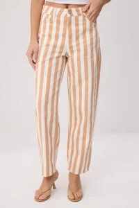 TRENDYOLMİLLA Multicolored*001 Flowy 100% Cotton High Waist barrel jeans - Image 3