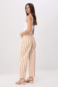 TRENDYOLMİLLA Multicolored*001 Flowy 100% Cotton High Waist barrel jeans - Image 4