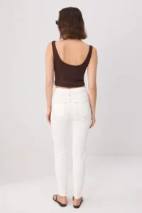 TRENDYOLMİLLA WHITE High Waist jeans - Image 4
