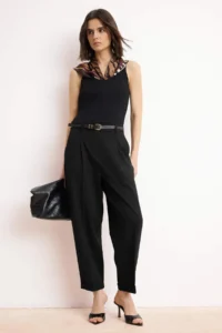 TRENDYOLMİLLA Black Pants - Image 2