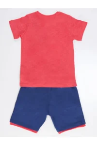 Denokids Korsan Dino Boys' T-Shirt Shorts Set - Image 4