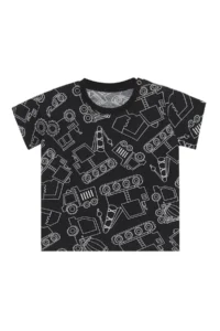 Denokids Car Baby Boy Black Summer T-Shirt Capri Shorts Set - Image 5