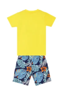 Denokids Hawai Korsan Boys' Summer T-Shirt Shorts Set - Image 4