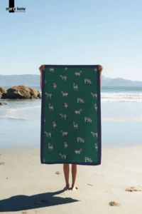 Marte Home Zebra Beach Towel - Image 2