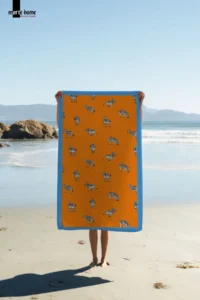 Marte Home Zebra Beach Towel - Image 2
