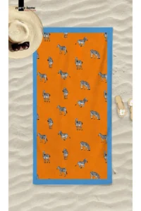 Marte Home Zebra Beach Towel - Image 3