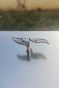 The Collection Silver Plated Winged Ring - Image 3