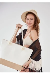 MENUSE ÇANTA Women Beach Bag - Image 2