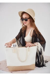 MENUSE ÇANTA Women Beach Bag - Image 4